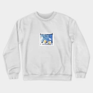 Blue sky landscape Crewneck Sweatshirt